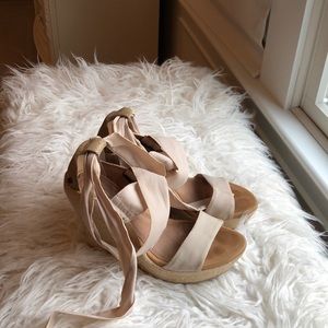 Ugg lace up wedges